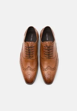 Pier One Leather - Veterschoenen - Cognac -Pier One Winkel 15f1d142a8814a208bbc0e7f2bb30aed