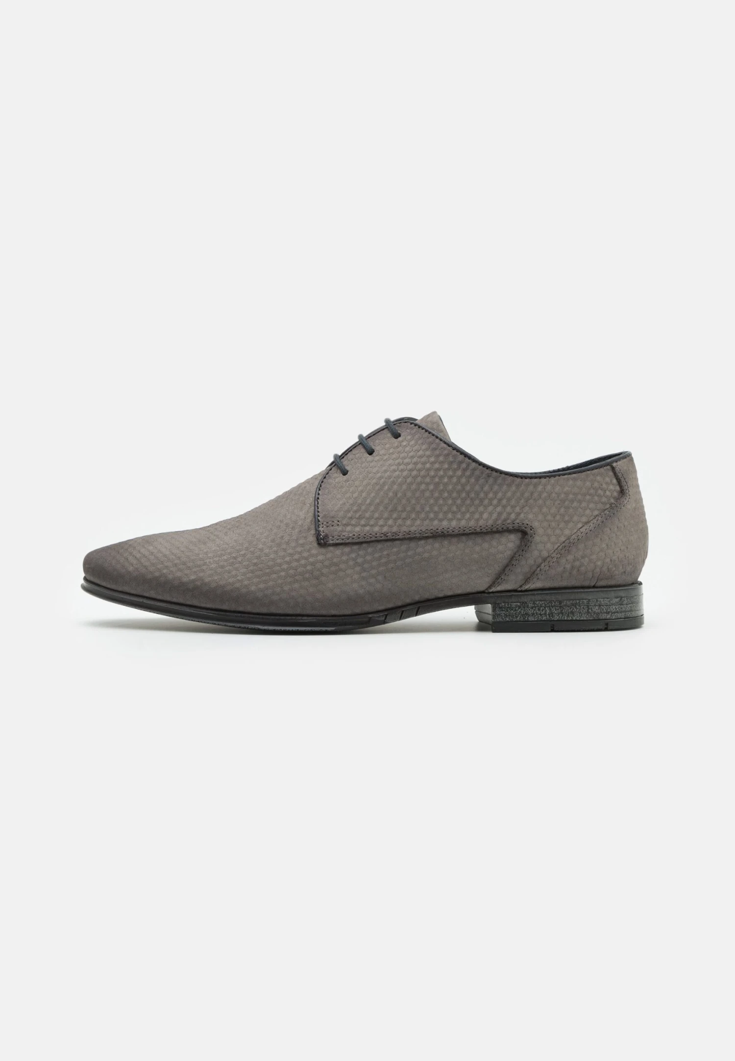 Pier One Leather - Veterschoenen - Dark Grey 1 Pier One Leather - Veterschoenen - Dark Grey