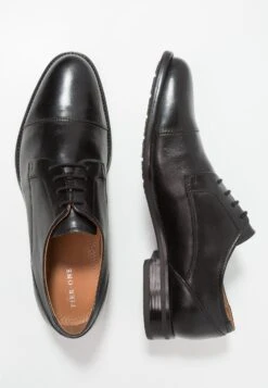Pier One Leather - Veterschoenen - Black -Pier One Winkel 4553c297e29a4481b8d888939e3e386c