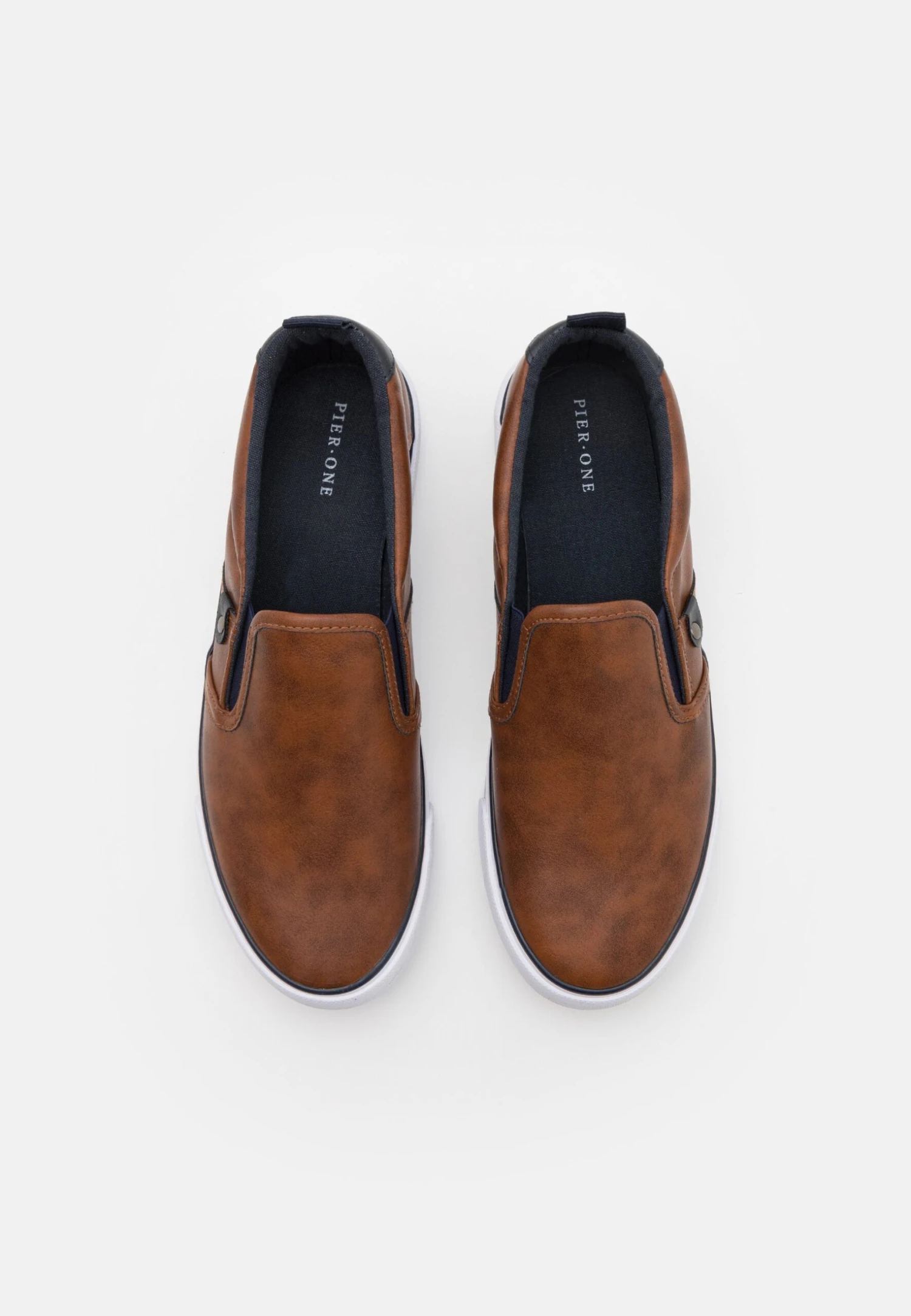 Pier One Unisex - Sneakers Laag - Cognac 4 Pier One Unisex - Sneakers Laag - Cognac - Afbeelding 4