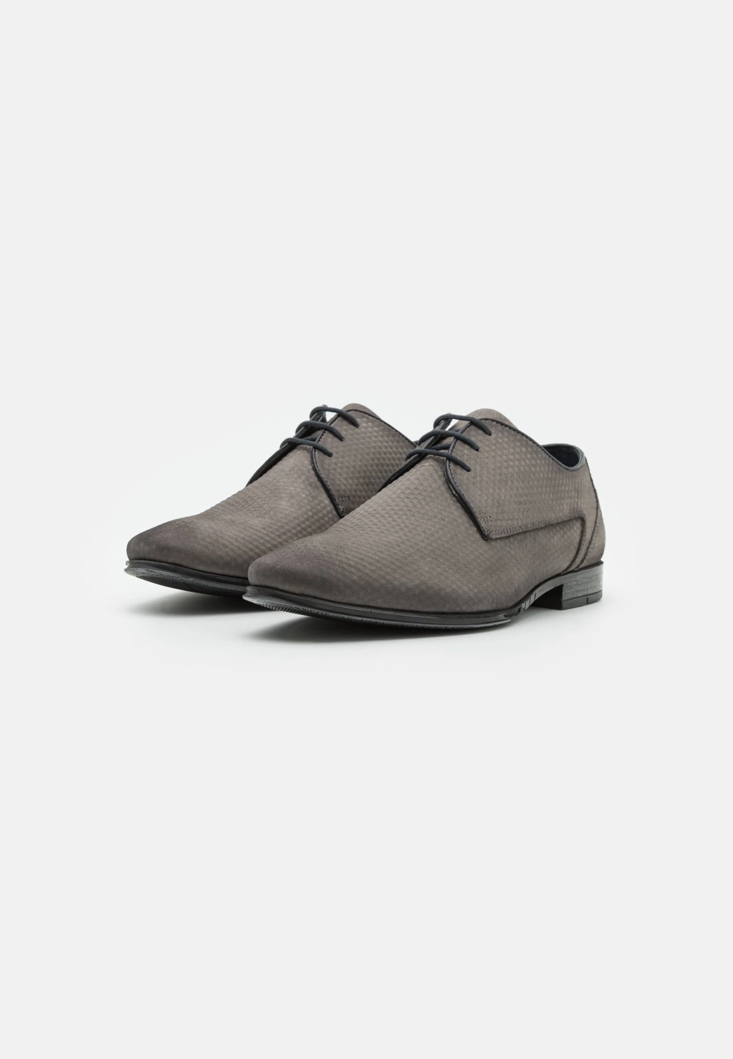 Pier One Leather - Veterschoenen - Dark Grey 2 Pier One Leather - Veterschoenen - Dark Grey - Afbeelding 2