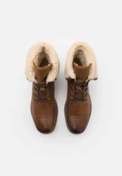 Pier One Leather - Veterboots - Camel -Pier One Winkel 58338f66cc624a14b1e5d27e7e21ebaf