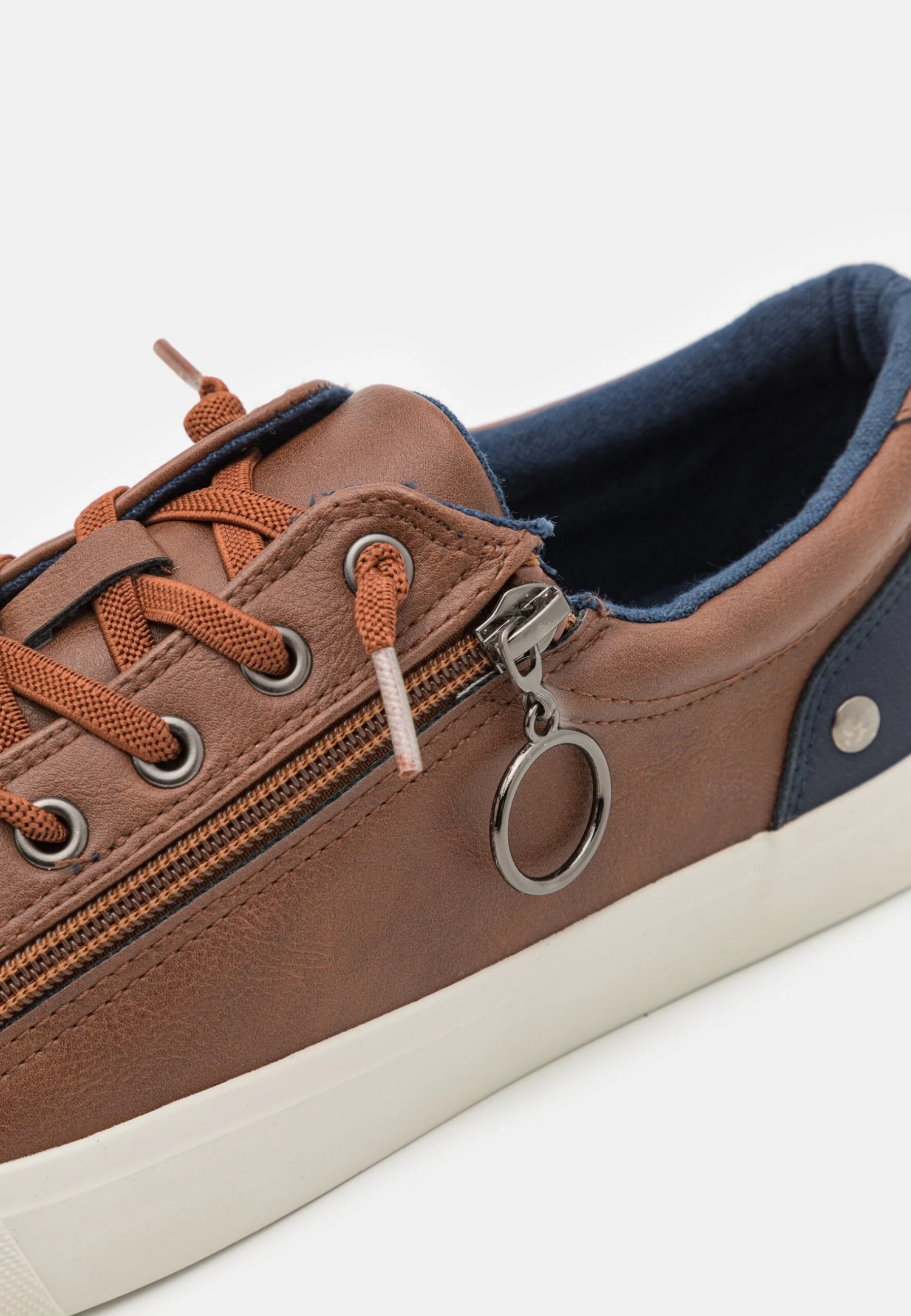 Pier One Unisex - Sneakers Laag - Cognac 6 Pier One Unisex - Sneakers Laag - Cognac - Afbeelding 6