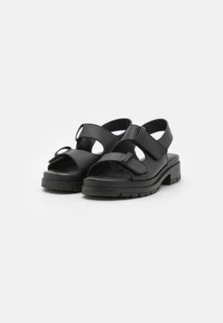Pier One Leather- Sandalen - Black -Pier One Winkel c37bc286290b4a57995629940dda3bbb