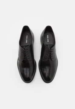 Pier One Leather - Veterschoenen - Black -Pier One Winkel d329b480fd9647fcb02de0ad52e20a04