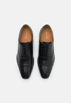 Pier One Leather- Veterschoenen - Black -Pier One Winkel e65f0c430cf0472d8a3d71decc7c0996